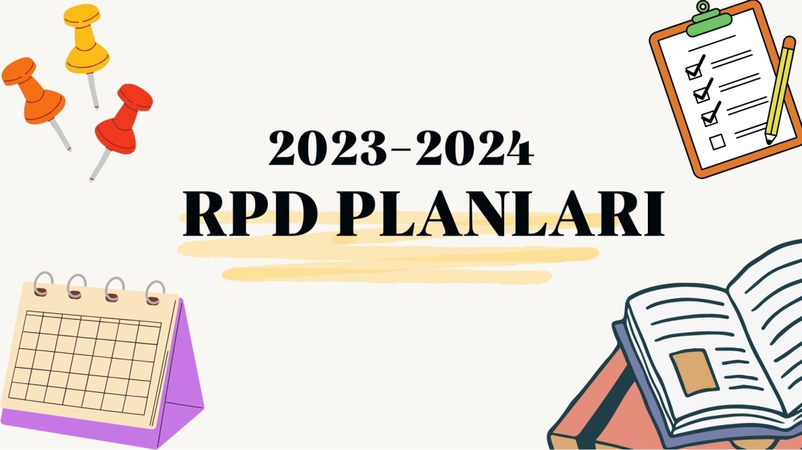 2023 2024  EĞİTİM YILI ÖRNEK RPD PLANLARI